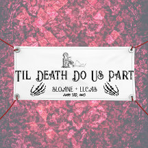 Til Death Do ons Part | Welkomstbanner van Vinyl |