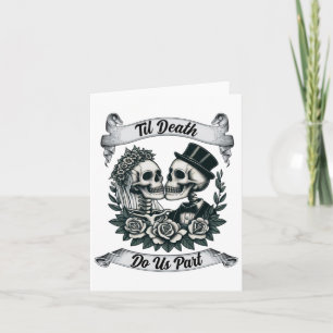 Til Death Do Us Part beroemd gemaakt door Skeleton Kaart