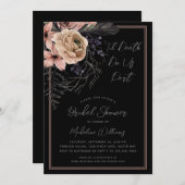 Til Death Do us Part Bridal Shower Uitnodiging (Voorkant / Achterkant)