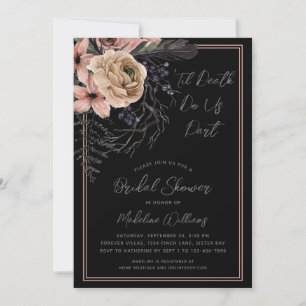 Til Death Do us Part Bridal Shower Uitnodiging