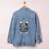 Til Death Do Us Part: Bruid & bruidegom skelet Denim Jacket (Hangar)