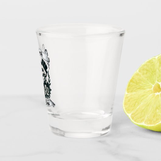 Til Death Do Us Part: Bruid & bruidegom skelet Shot Glas (Rechts)