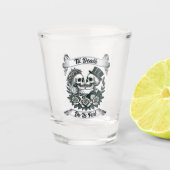 Til Death Do Us Part: Bruid & bruidegom skelet Shot Glas (Voorkant)