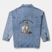 Til Death Do us Part Bruiloft Denim Jasje Denim Jacket (Achterkant)