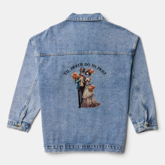 Til Death Do us Part Bruiloft Denim Jasje Denim Jacket