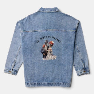 Til Death Do us Part Bruiloft Denim Jasje Denim Jacket