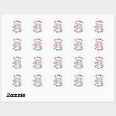 'Til Death Do us Part Circle Stickers (Vel)