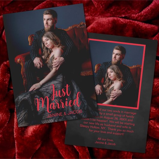 Til Death Do us Part Dark Gothic Bruiloft Aankondiging
