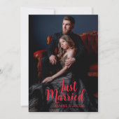 Til Death Do us Part Dark Gothic Bruiloft Aankondiging (Voorkant)