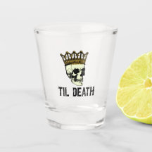 Til Death Do Us Part Gothic King Skull met kroon