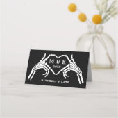 Til Death Do us Part Hart Hand Zwart Bruiloft (Achterkant)