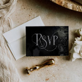 Til Death Do Us Part RSVP Mariage Response Card