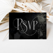 Til Death Do Us Part RSVP Mariage Response Card