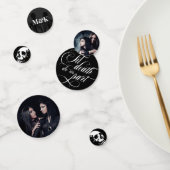 Til Death Do Us Part Schedel Foto's Gothic bruilof Confetti (Groep)