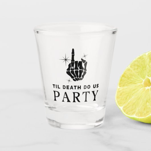 Til Death Do US Party Bachelorette Shot Glass Shot Glas (Voorkant)