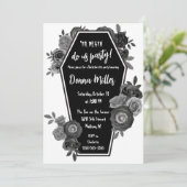 Til Death Do us Party, Bloemen vrijgezellenfeest Kaart (Staand voorkant)