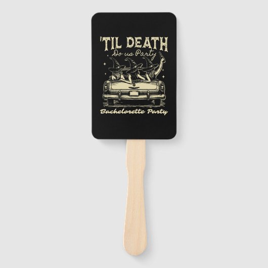 Til Death Do Us Party Halloween D Yellow Handwaaier (Voorkant)
