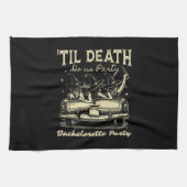 Til Death Do Us Party Halloween D Yellow Theedoek (Horizontaal)