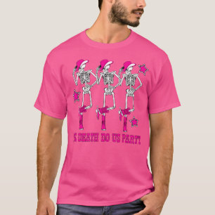Til Death Do US Party Western Rodeo Skeleton Cowgi T-shirt