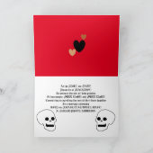 'Til Death Gothic Weddenschap' Notitiekaartje (Binnen)