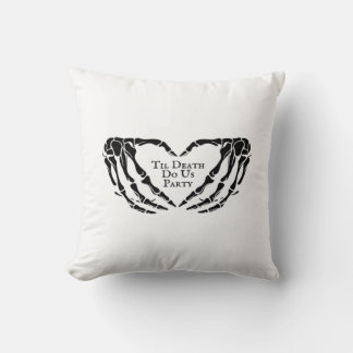 Til Death - Skelet Hart Handen Kussen