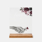 Til Death Waterverf Skelet Hand Favors Poster (Voorkant)