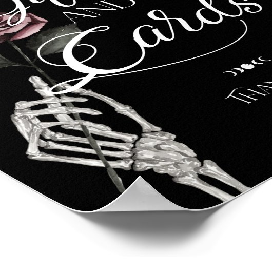 Til Death Waterverf Skeleton Roos Geschenken & Kaa Poster (Hoek)