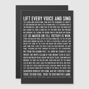 Til elke stem en het Zing Zwarte Geschiedenis op