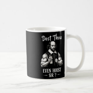Til je zelfs gewichten heft Gewichtheffen Shakespe Koffiemok