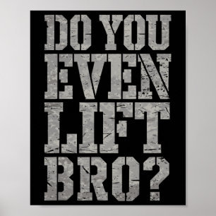 Til je zelfs op voor grappige sportschool gewichth poster