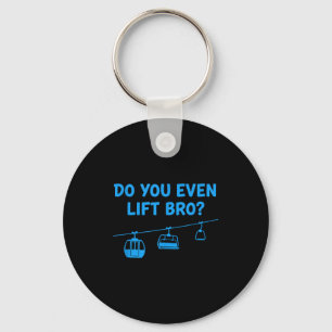 Til je zelfs ski lift grappige kids skiën humor sleutelhanger