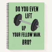 Til jij je Man op? Notitieboek (Voorkant)