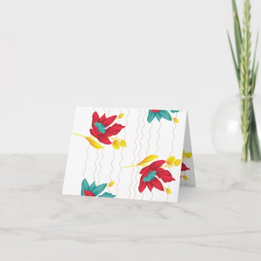 Til uw bedankbriefjes met moderne stijl bedankkaart (Voorkant)