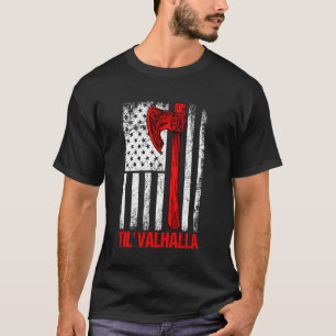 Til Valhalla Viking Man - Norse mythologie T-shirt