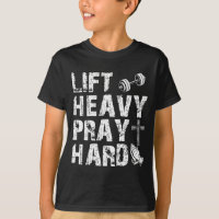Til zwaar Bid hard Gym Workout Christelijk Cadeau