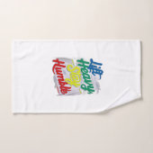 Til zwaar op, blijf nederig bad handdoek (Handdoek)