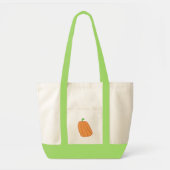 Tilbare pompoenzak tote bag (Voorkant)