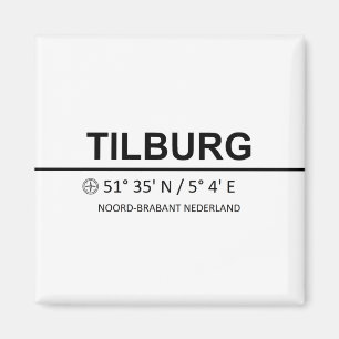 Tilburg-coördinaten - Tilburg-coördinaten Magneet