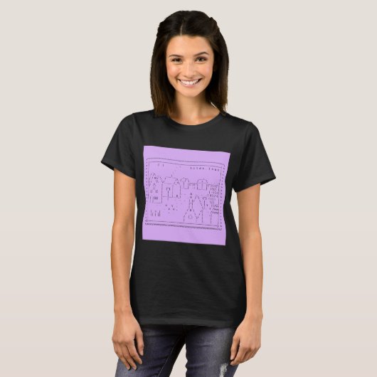 tilde.town ascii art uitgerust met shirt (Voorkant volledig)