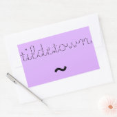 tilde.town ascii bannière autocollant (Enveloppe)