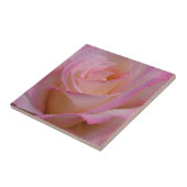 Tile Beauful Pink Rose Tegeltje (Zijkant)