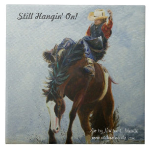 Tile, Bronc Buster, nog steeds hangin aan! Tegeltje