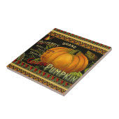 Tile Butterfly Pumpkin  Product Label Tegeltje (Zijkant)