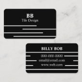 Tile design visitekaartje (Voorkant / Achterkant)