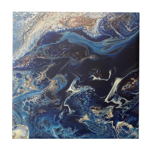 Tile met Johnson Abstracte Art Tegeltje (Voorkant)