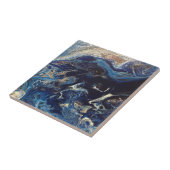 Tile met Johnson Abstracte Art Tegeltje (Zijkant)
