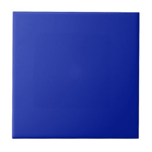 Tile met Royal Blue Background Tegeltje