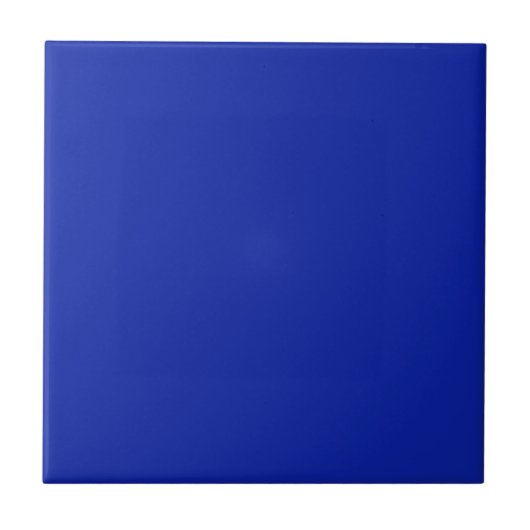 Tile met Royal Blue Background Tegeltje (Voorkant)