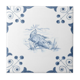 Tile met schuifalligator verwijderen met schuifhoe tegeltje