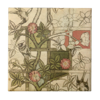 Tile met Trellis-design van William Morris Tegeltje